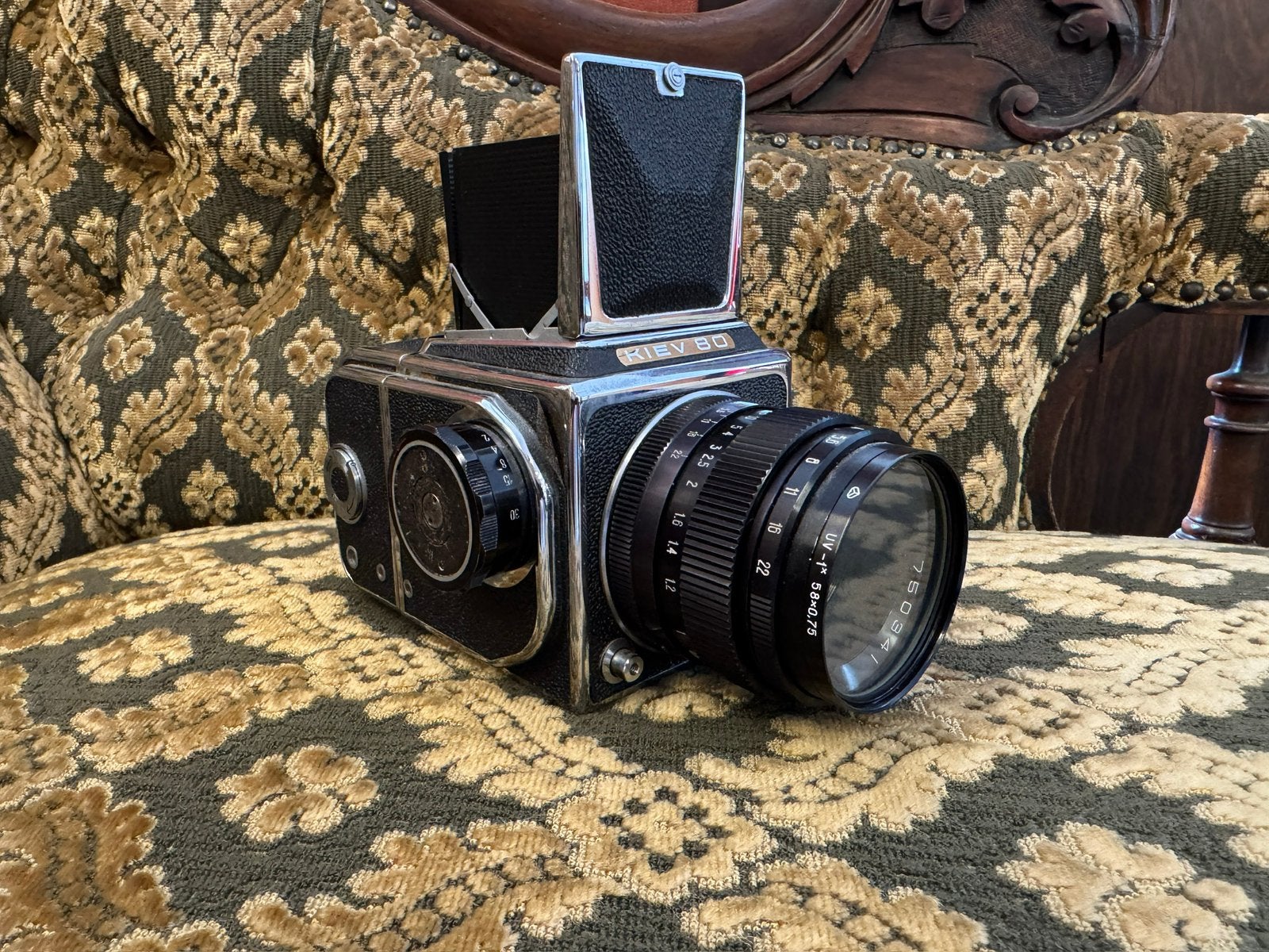 Kiev 80 6x6 Hasselblad kopie, Ophalen of Verzenden, Gebruikt, Spiegelreflex, Overige Merken