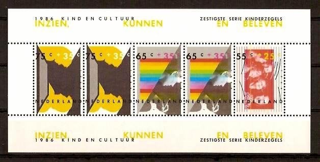 Nederland NVPH nr 1366 postfris Kinderpostzegels 1986, Postzegels en Munten, Postzegels | Nederland, Ophalen of Verzenden, Na 1940
