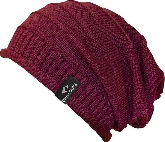Chillouts beanie muts Erik bordeaux, Verzenden, Nieuw, Overige maten, Chillouts