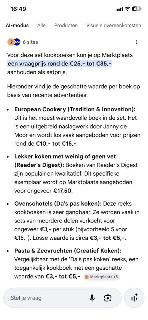 Set van 5 diverse kookboeken: Europees, vetarm, ovenschotels, Hoofdgerechten, Europa, Gezond koken, Ophalen