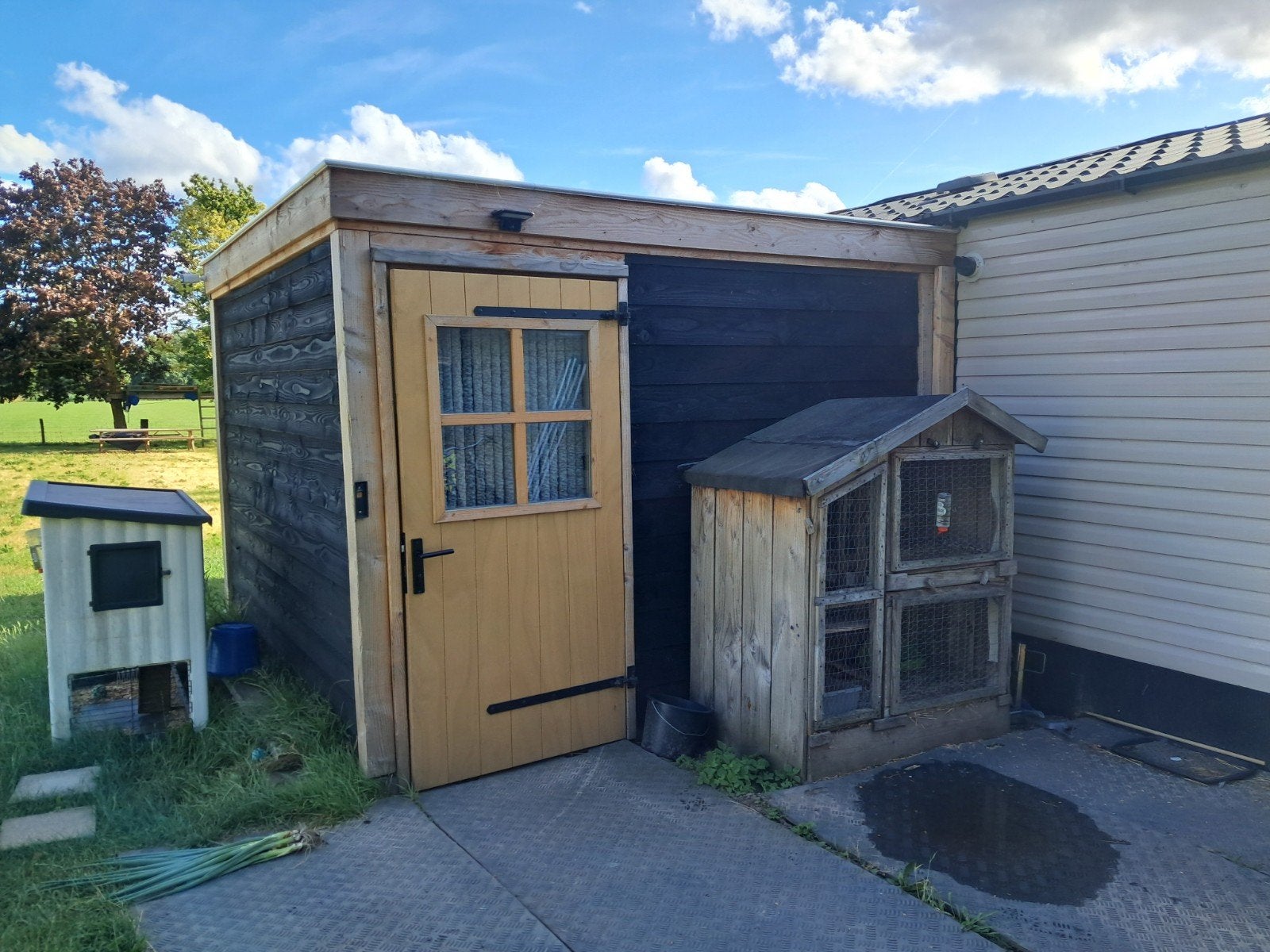 Aanbouw/overkapping, Tuin en Terras, Ophalen, Zo goed als nieuw, Veranda