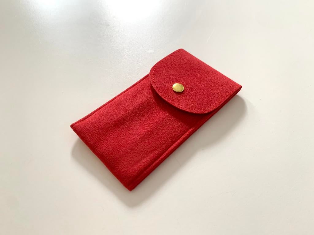 Luxe Horloge Pouch Omega Rode Kleur NIEUW, Sieraden, Tassen en Uiterlijk, Portemonnees, Ophalen of Verzenden, Nieuw, Rood