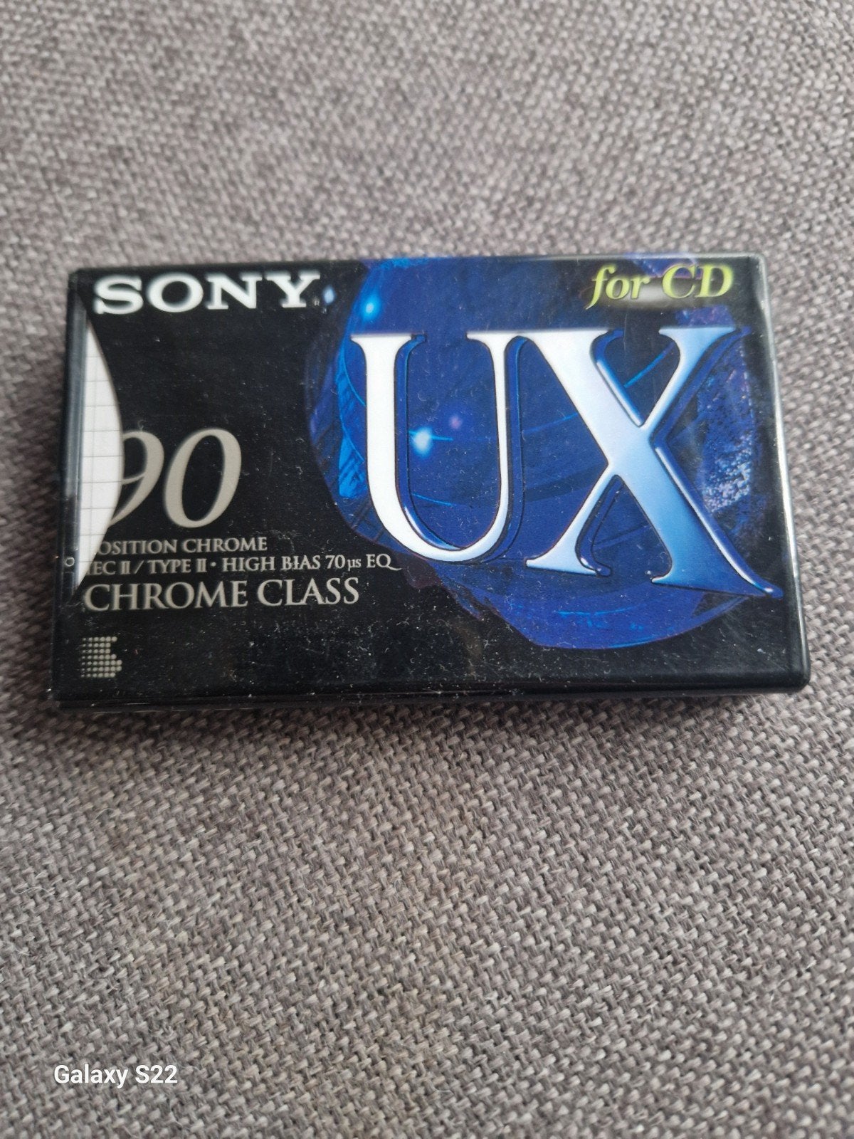 Sony UX 90 Chrome Cassettebandje - Onbespeeld, Ophalen, Overige genres, 1 bandje, Nieuw in verpakking