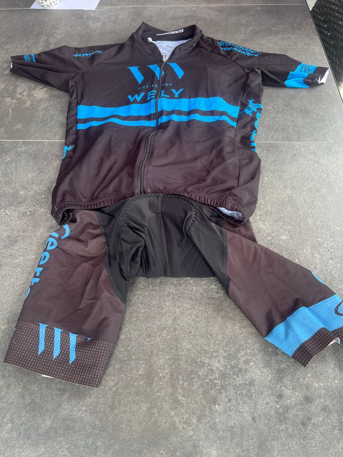 Compleet wielrenners outfit - Bioracer Speedwear, Ophalen of Verzenden, Gebruikt, Kleding