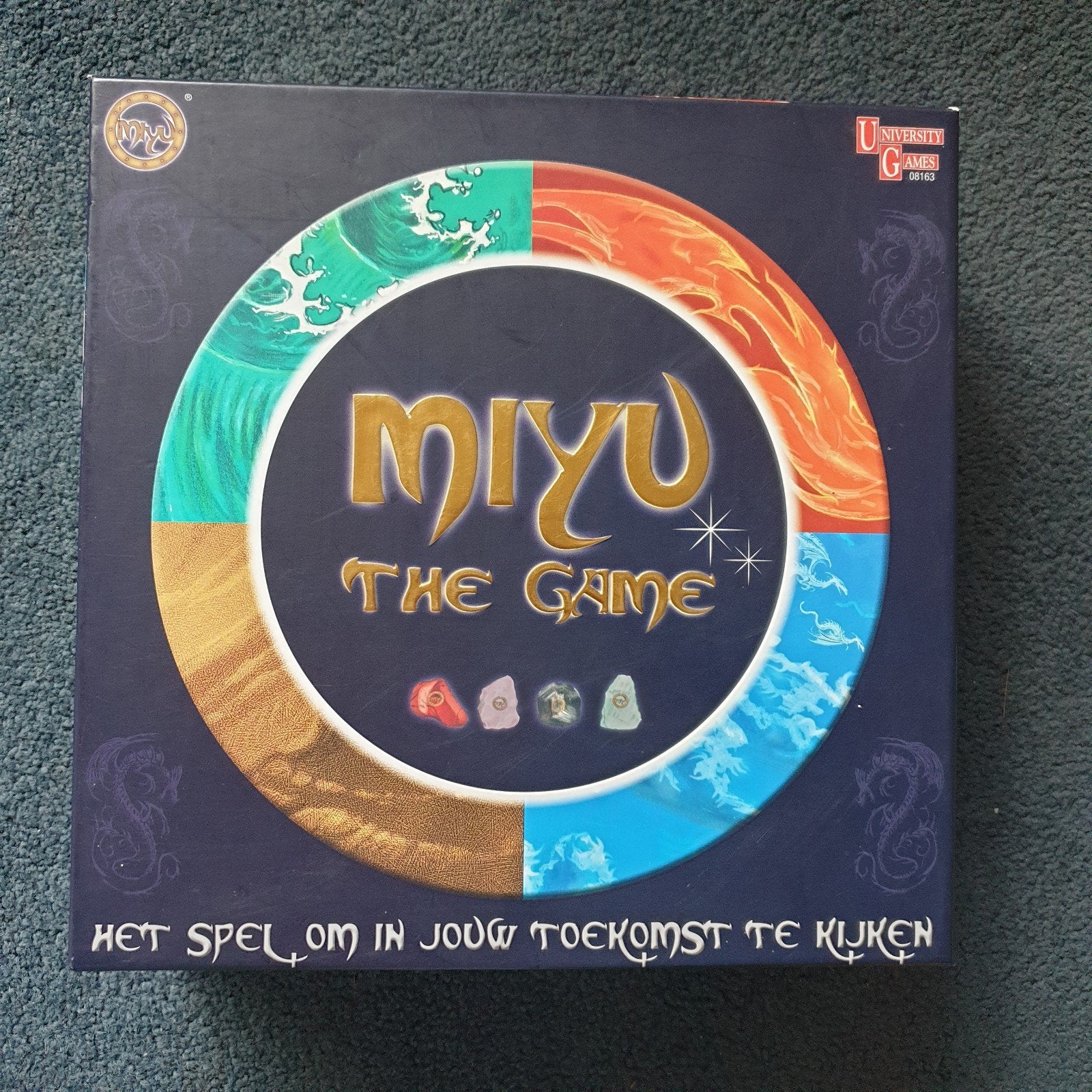 Miyu The Game - Het spel om in jouw toekomst te kijken, Een of twee spelers, Ophalen, Zo goed als nieuw, University Games