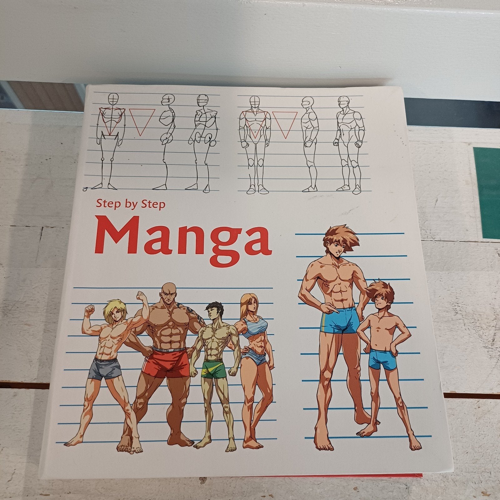 Step by Step Manga Tekenboek - Leer Manga Tekenen, Boeken, Ophalen of Verzenden, Zo goed als nieuw, Overige onderwerpen, Onbekend