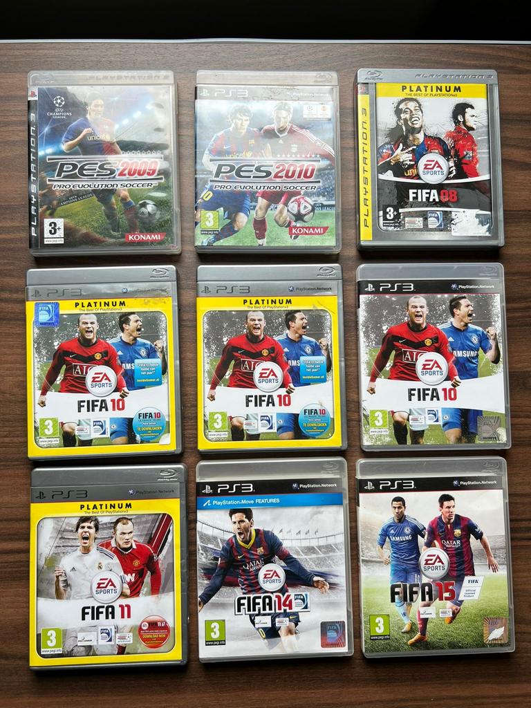 Voetbal spellen PS3 Fifa/PES, Spelcomputers en Games, Games | Sony PlayStation 3, Gebruikt, Eén computer, Ophalen of Verzenden