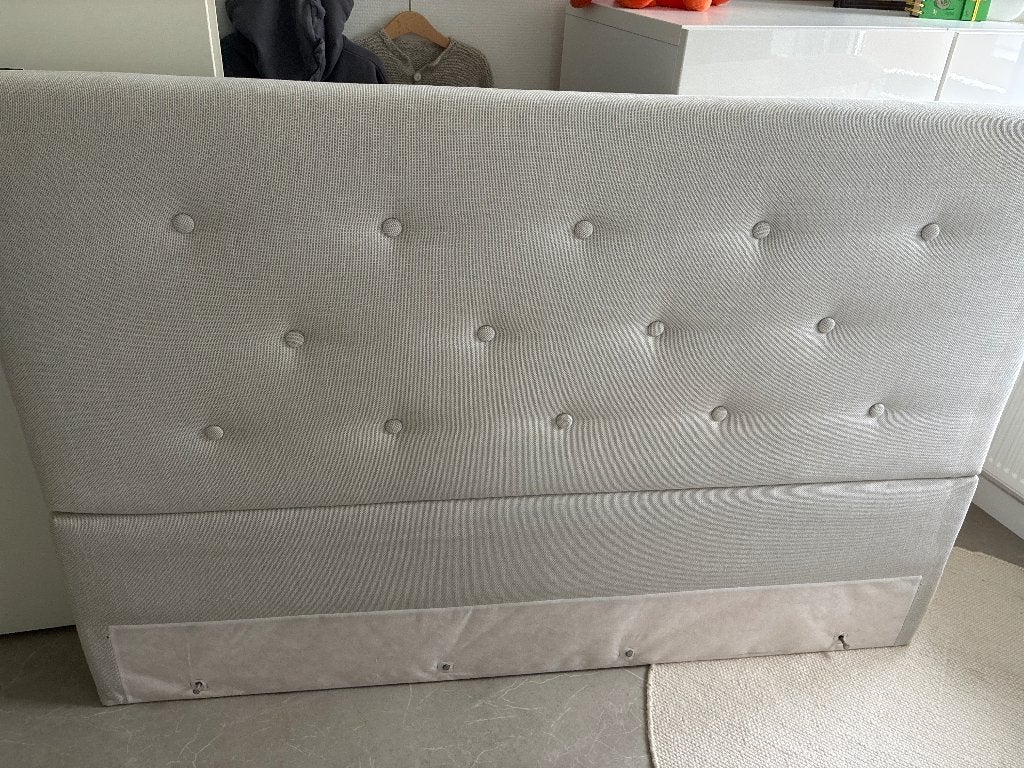 IKEA hoofdboard voor bed van 180 breed, Huis en Inrichting, Ophalen, Gebruikt, Beige, Tweepersoons