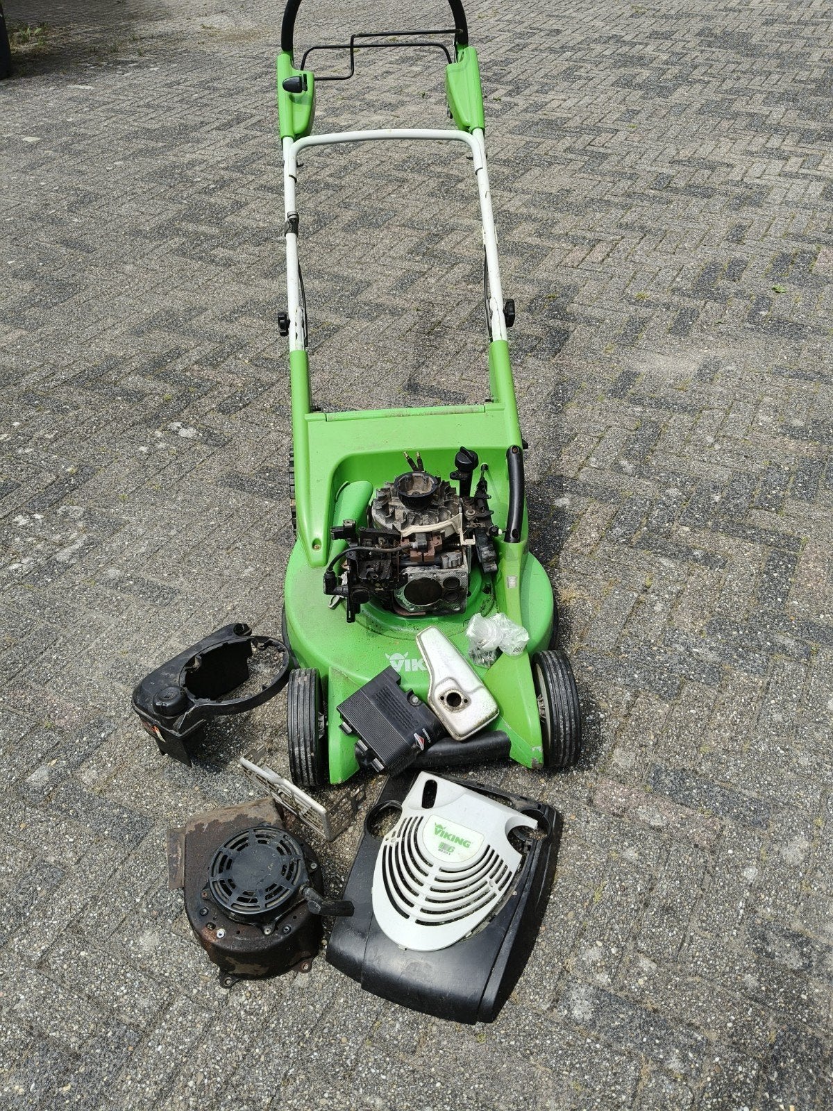 Viking grasmaaier (onderdelen) mb655 v, Ophalen, Gebruikt