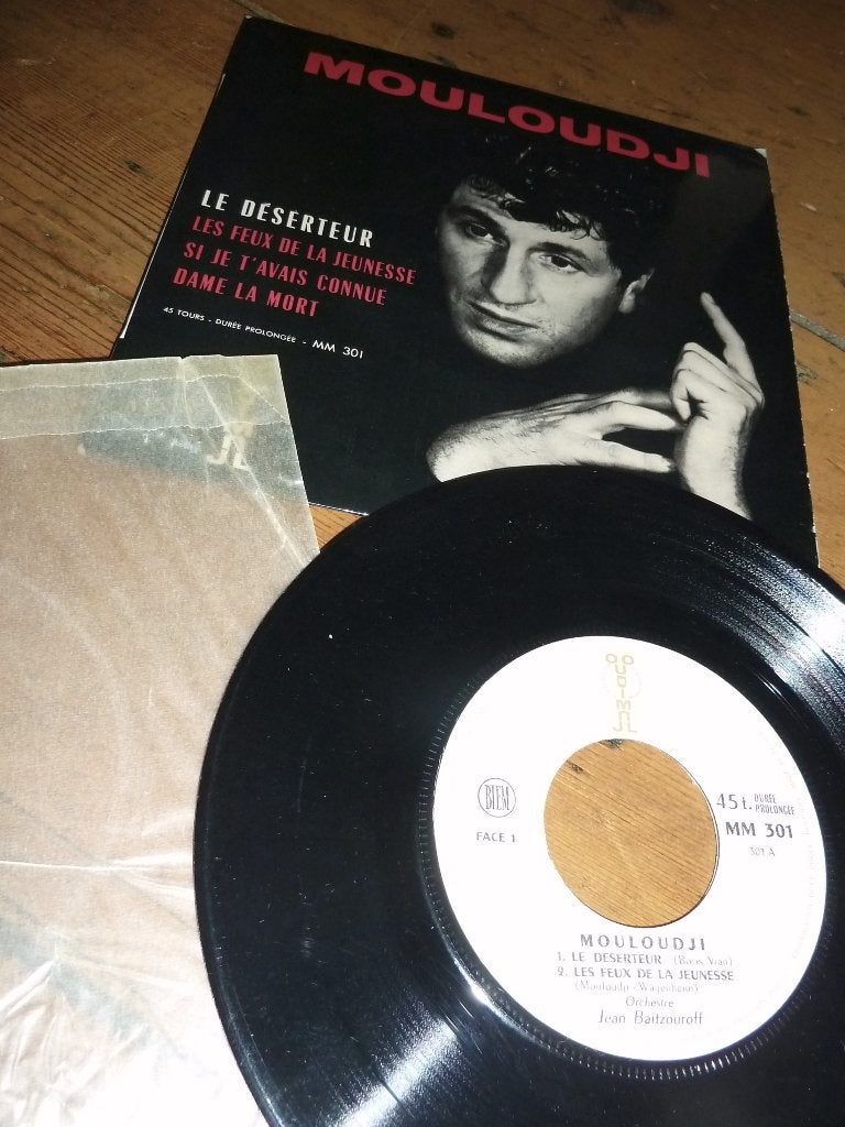 EP MOULOUDJI LE DESERTEUR 1956, EP, Ophalen of Verzenden, EP
