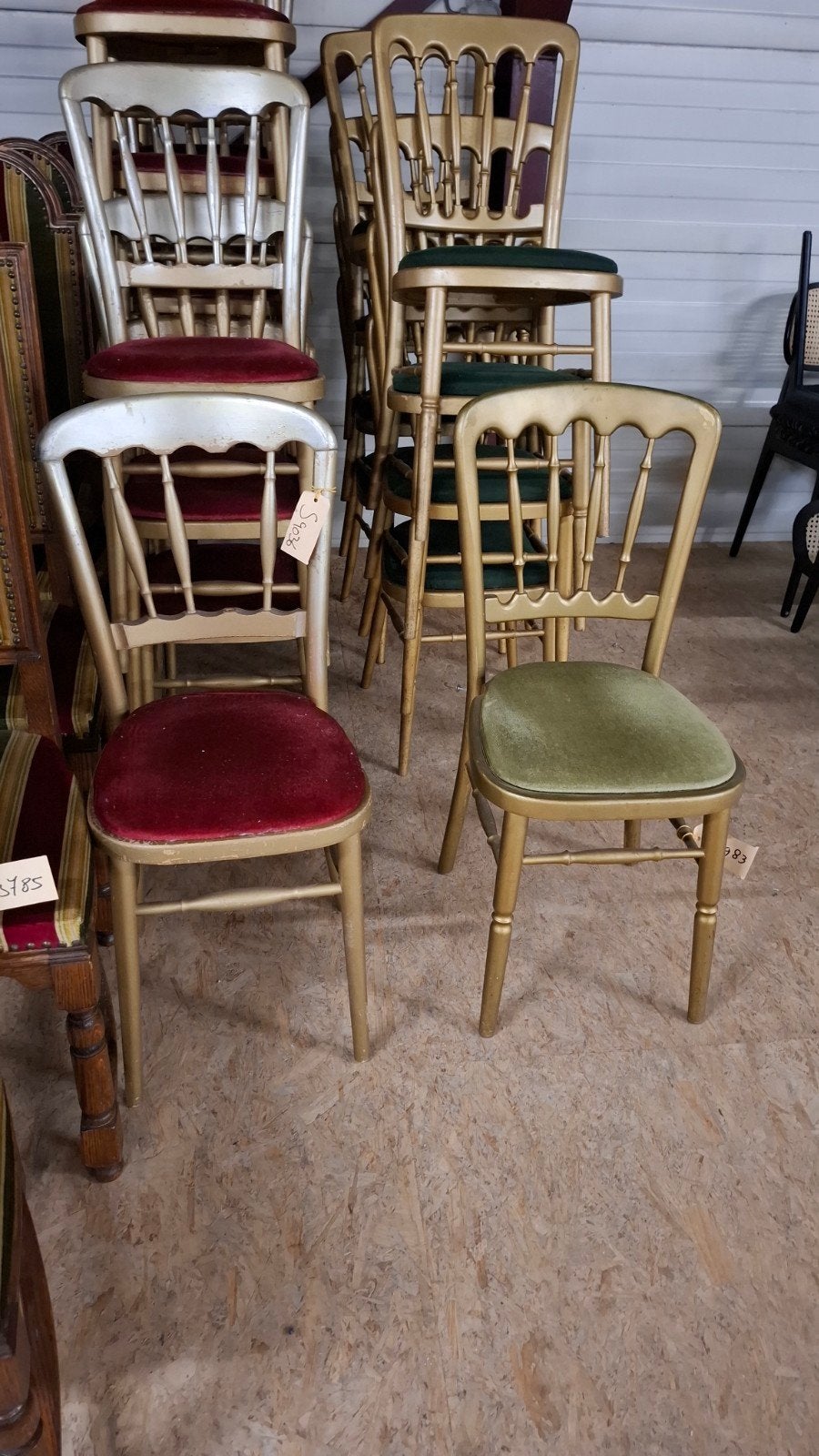 8 napoleon thonet model cafe horeca stoelen, Antiek en Kunst, Ophalen of Verzenden
