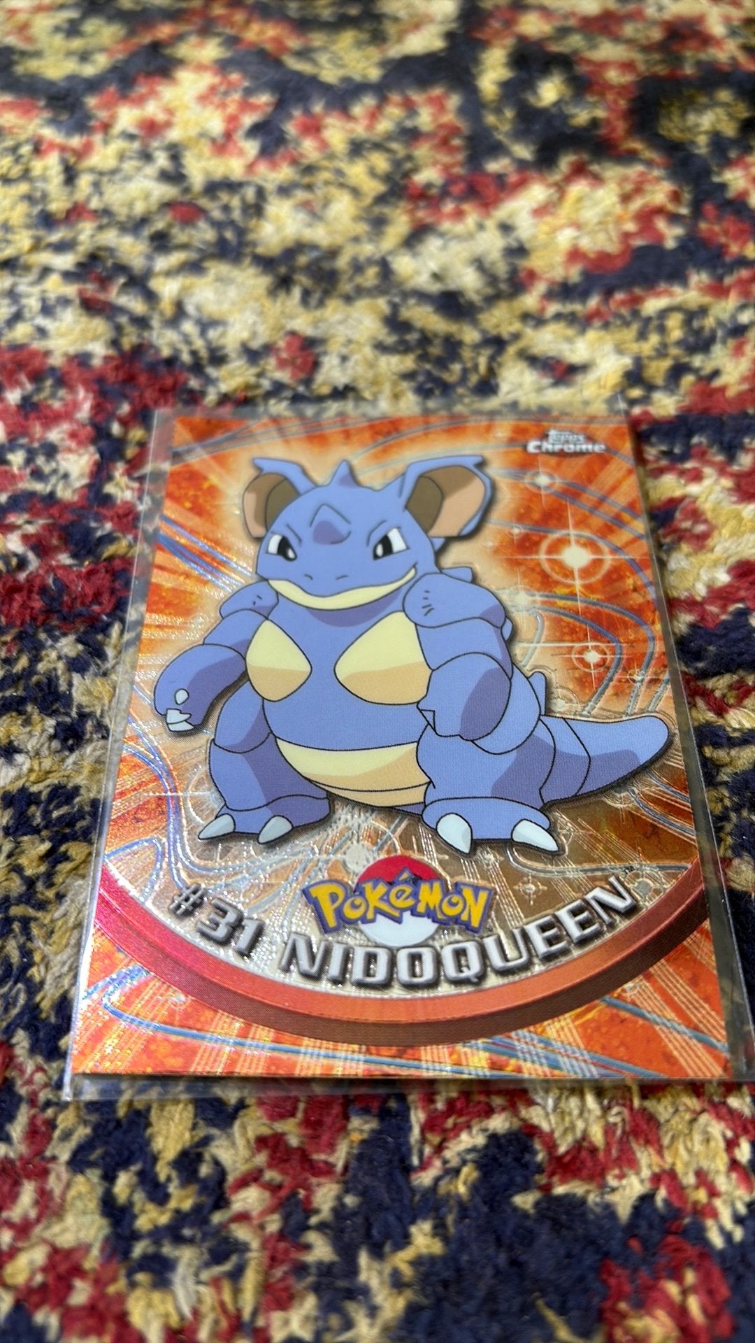 Pokemon topps nidoqueen, Hobby en Vrije tijd, Verzamelkaartspellen | Pokémon, Ophalen of Verzenden, Zo goed als nieuw