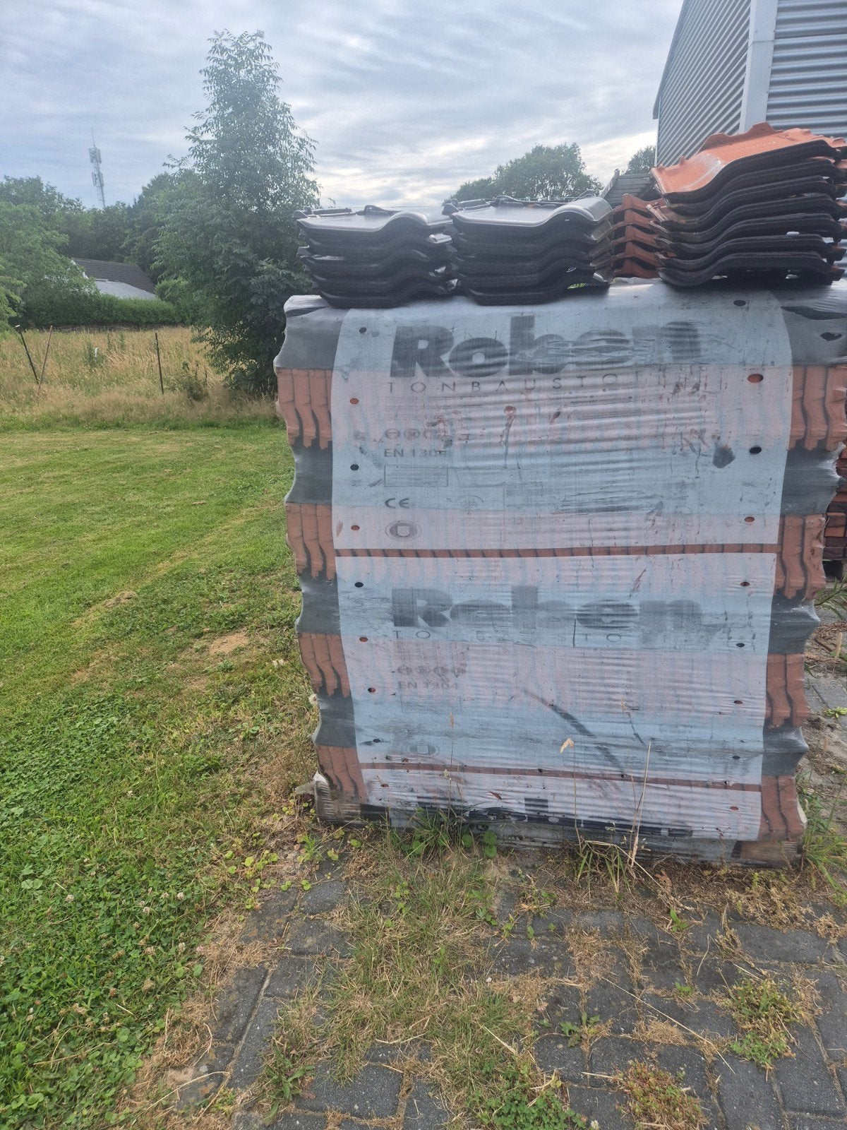 Röben Dakpannen - Nieuw op Pallet (ca. 15 m²), Doe-het-zelf en Verbouw, Dakpannen en Dakbedekking, Ophalen of Verzenden