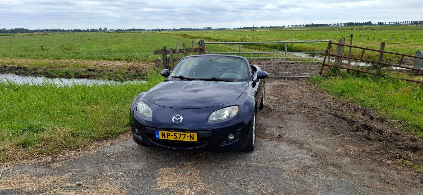 Mazda MX-5 1.8 Touring 2010 Blauw, Auto's, Mazda, Particulier, MX-5, Airbags, Airconditioning, Bluetooth, Centrale vergrendeling