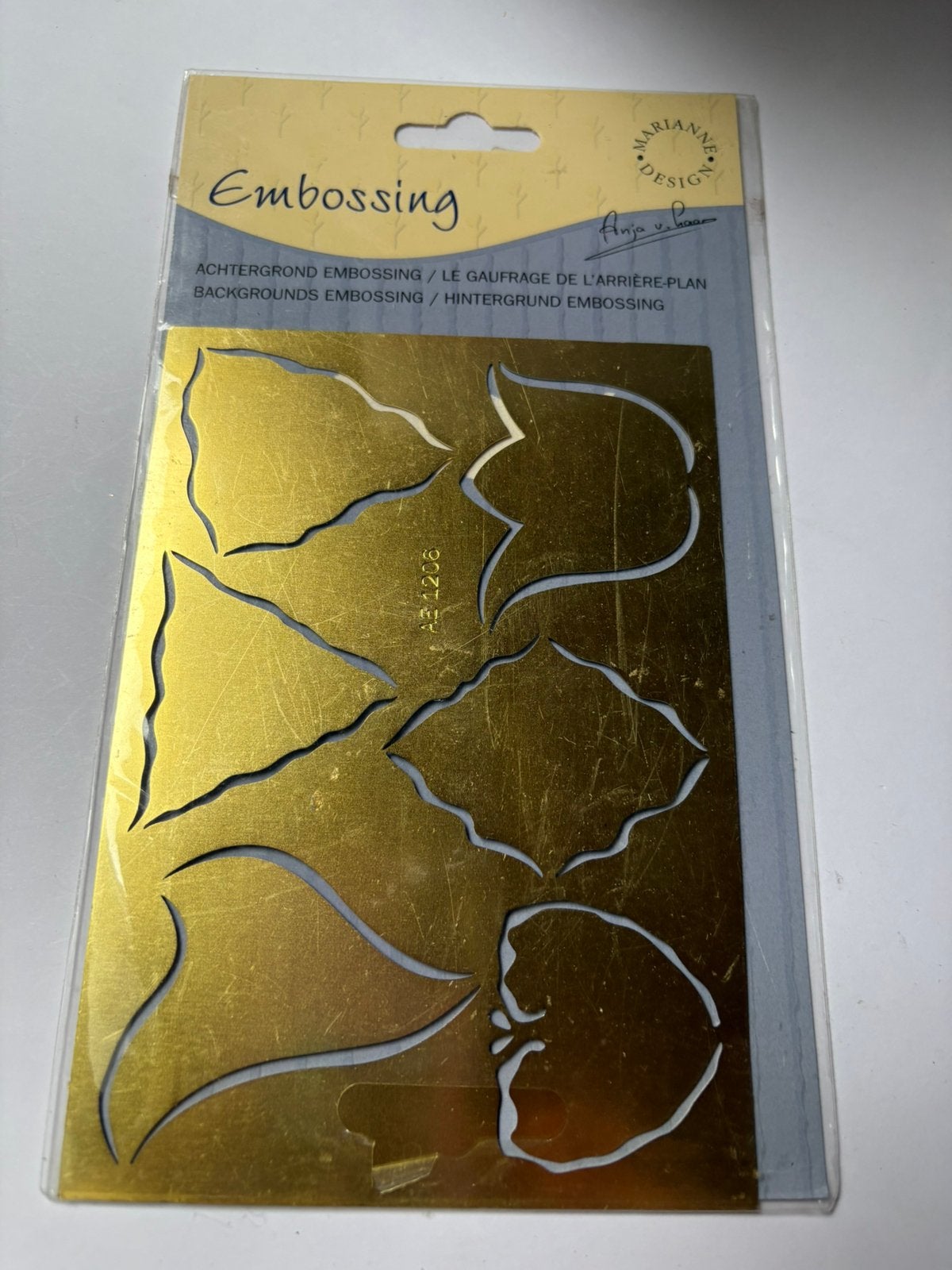 Embosding stencil metaal vornen, Ophalen of Verzenden, Zo goed als nieuw, Overige thema's, Pons of Mal