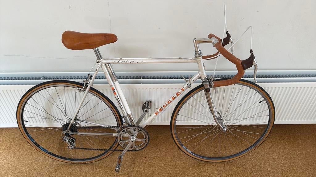 Vintage peugeot racefiets frame 56 cm, Fietsen en Brommers, Fietsen | Oldtimers, 55 tot 59 cm, Ophalen, Velgrem, Jaren '60 of nieuwer