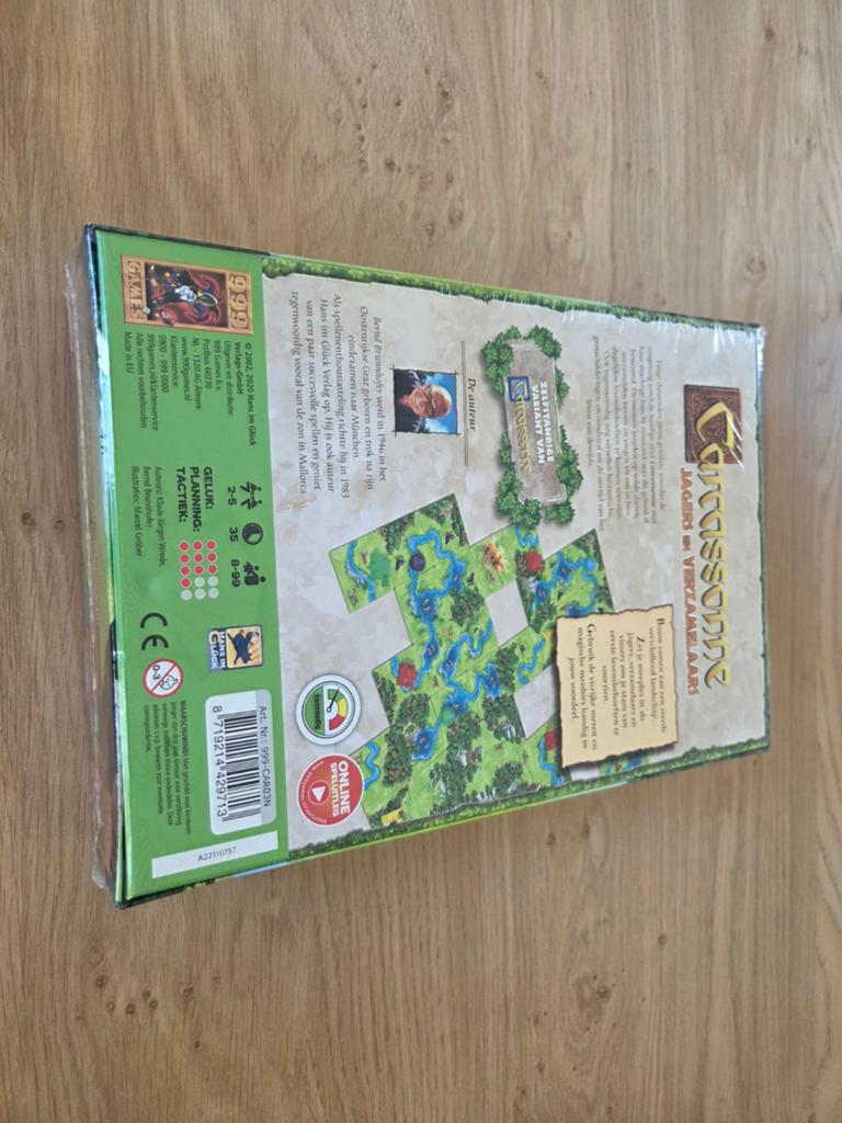 Carcassonne Jagers en Verzamelaars - Nieuw in seal, Vijf spelers of meer, Ophalen of Verzenden, Nieuw, 999 Games
