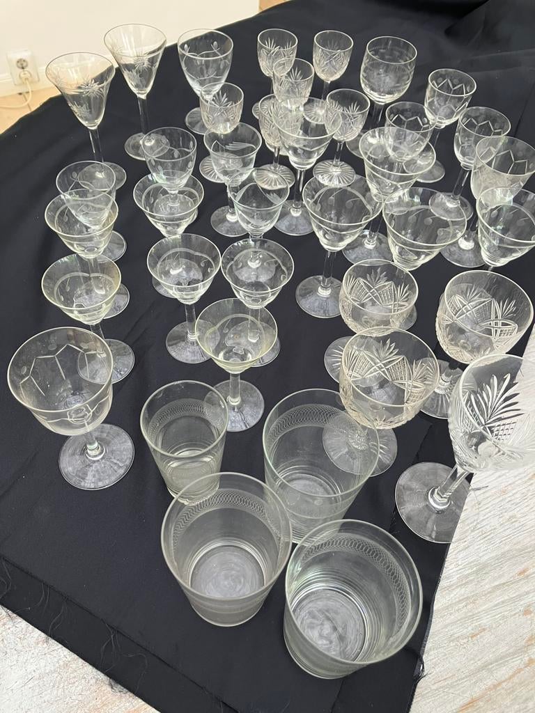 Antieke glaasjes, Ophalen, Gebruikt, Borrel- of Shotglas