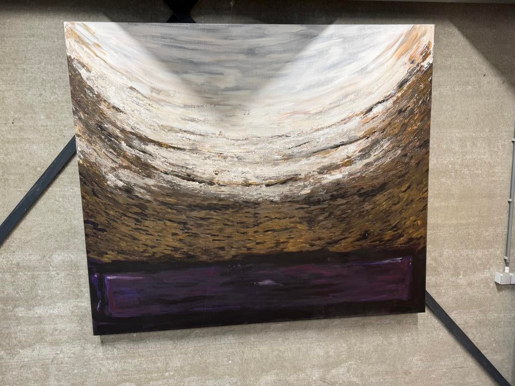 Abstract groot schilderij te koop, Ophalen of Verzenden