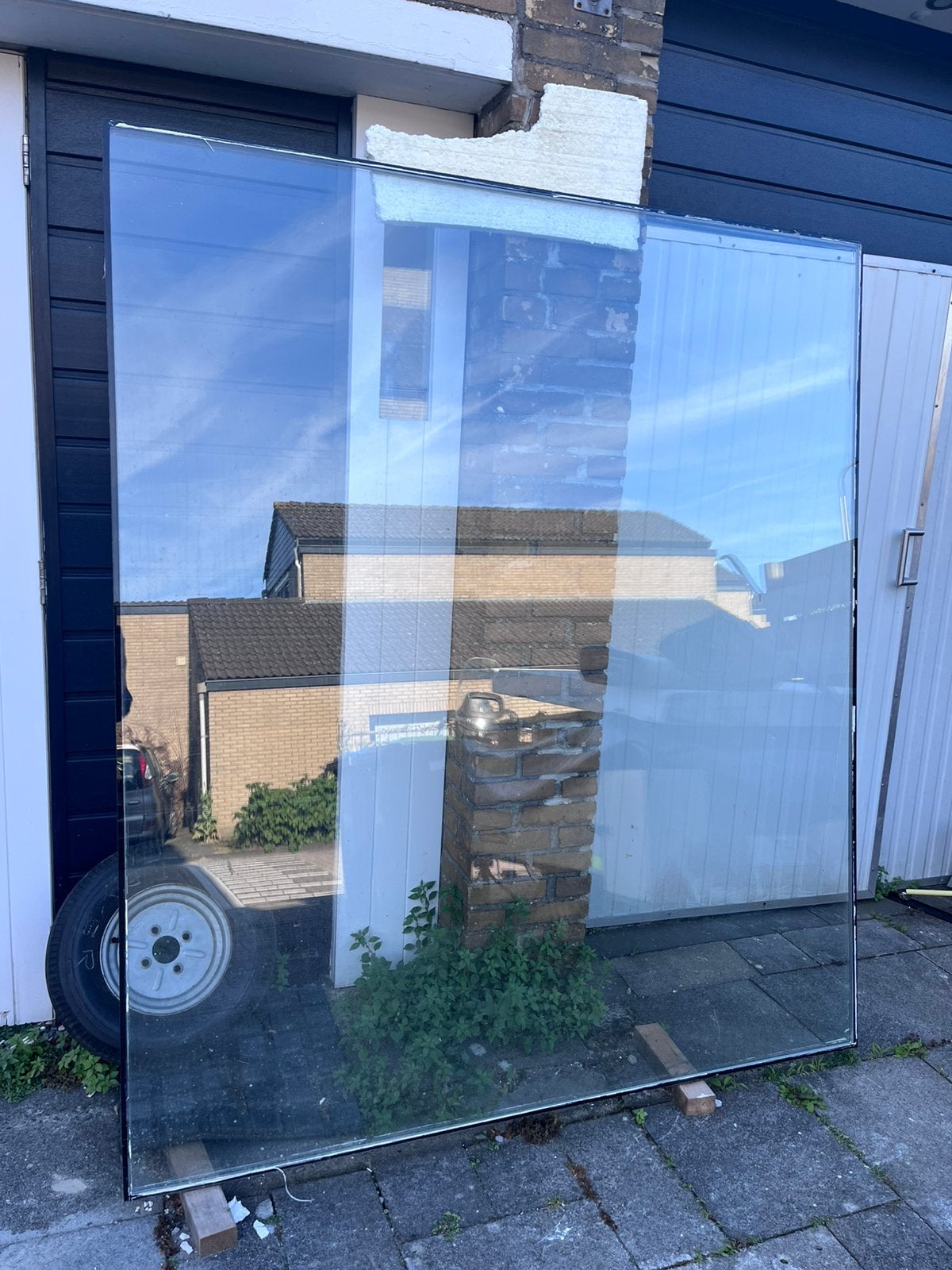 Gratis Glasplaat dubbelglas, Ophalen, Zo goed als nieuw, Glasplaat, Dubbelglas