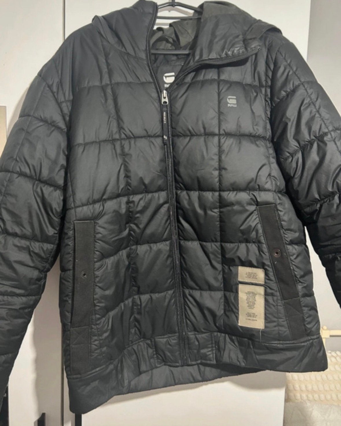 g star raw jas, Kleding | Heren, Jassen | Winter, Verzenden, Zo goed als nieuw, Maat 48/50 (M), Grijs