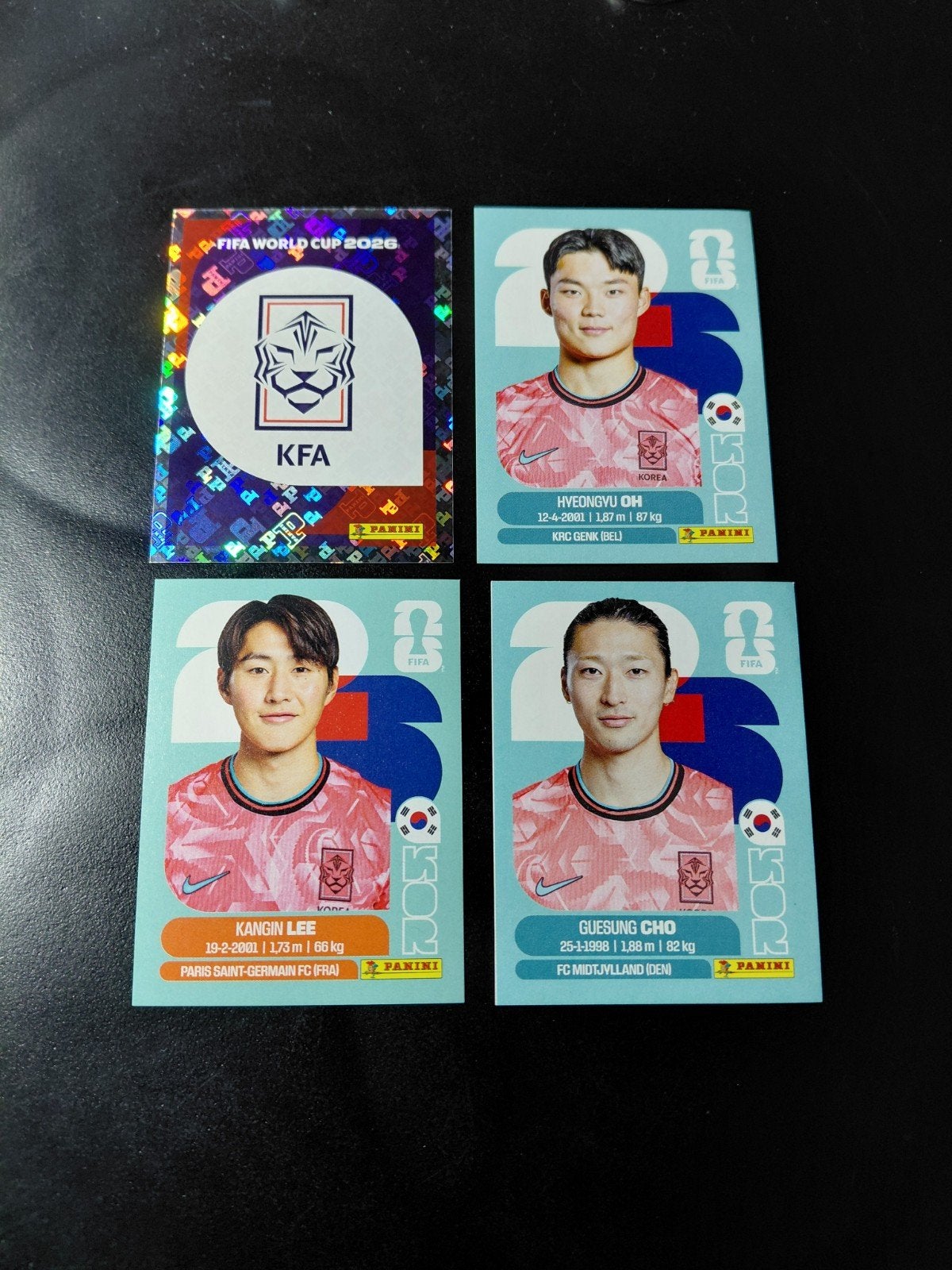 Zuid korea (panini wk 2026 stickers), Verzamelen, Ophalen of Verzenden, Nieuw, Buitenlandse clubs, Poster, Plaatje of Sticker