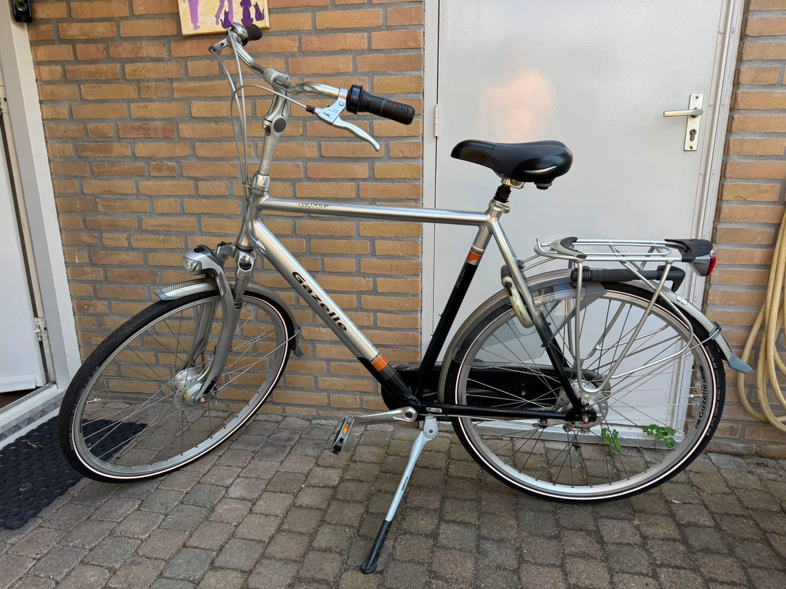 Gazelle Orange Premium herenfiets - Goed onderhouden, Ophalen, Terugtraprem, Gebruikt, Versnellingen