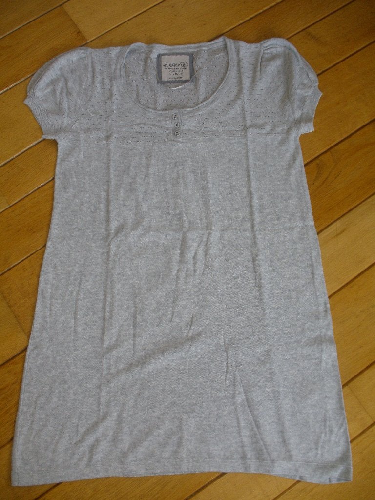 ESPRIT tuniek trui grijs maat L, Kleding | Dames, Maat 38/40 (M), Ophalen of Verzenden, Zo goed als nieuw, Grijs
