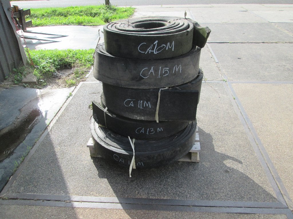 maiskuil afdek rubber stroken, Ophalen, Vee