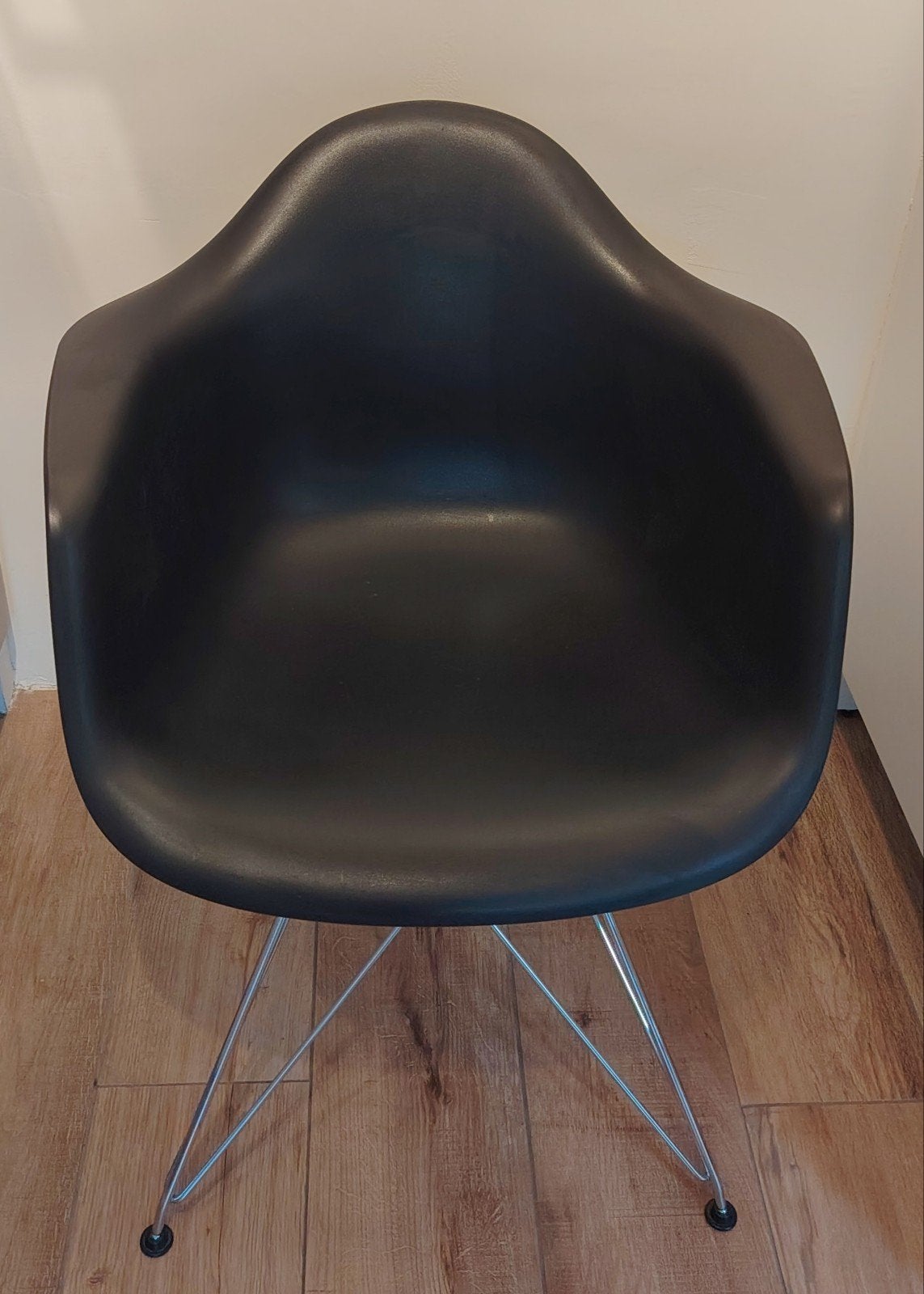 2 Originele DAR Vitra Eames stoelen, zwart, Huis en Inrichting, Twee, Zwart, Ophalen of Verzenden, Kunststof