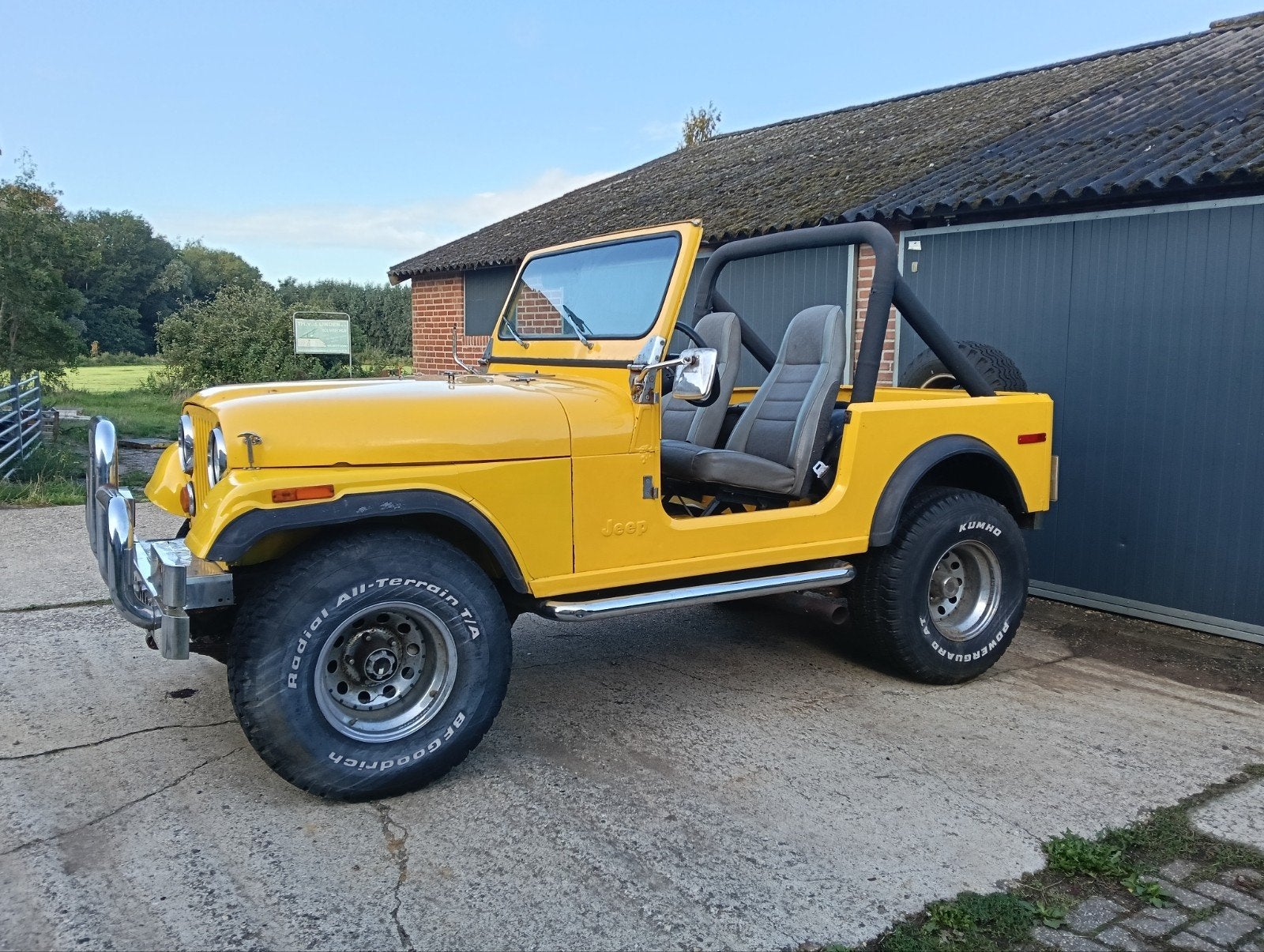 jeep cj cj7 v8 304 1980 golden Eagle, 5000 cc, 8 cilinders, CJ, Geel