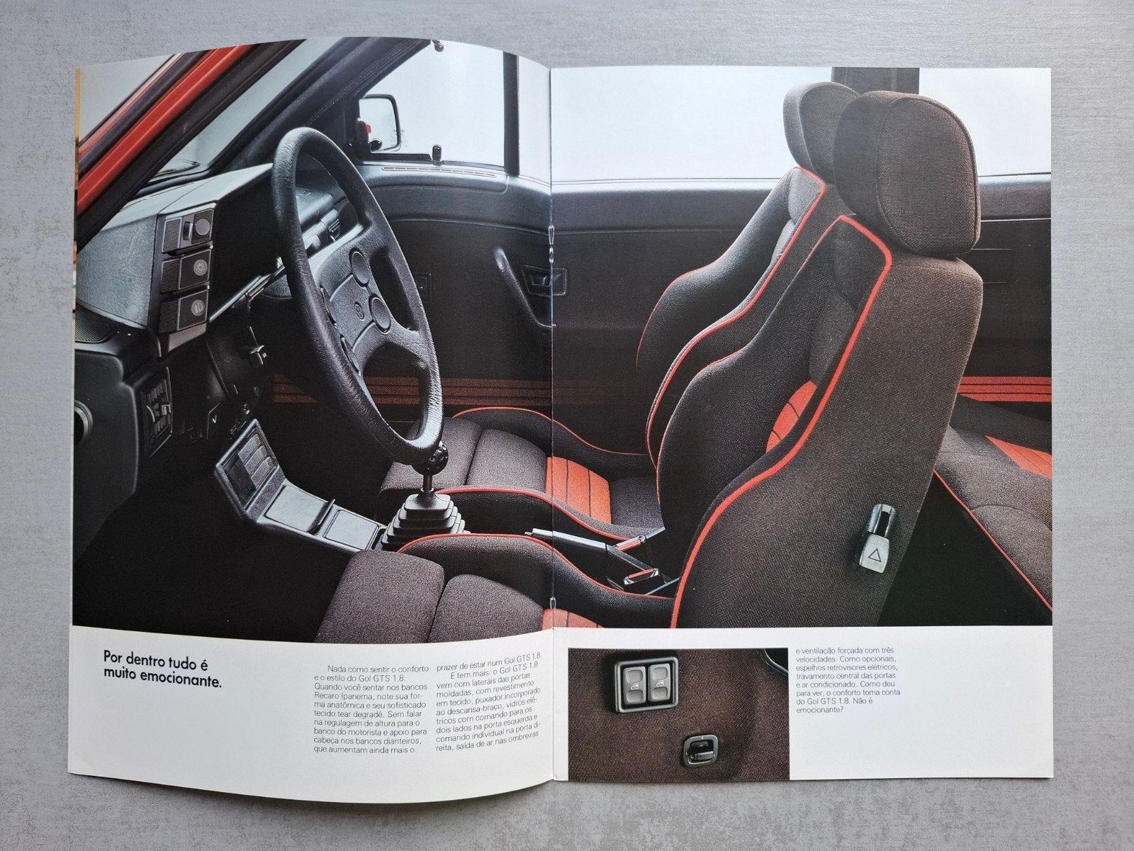 Braziliaanse Volkswagen Gol GTS 1.8 brochure, Ophalen of Verzenden, Zo goed als nieuw, Volkswagen