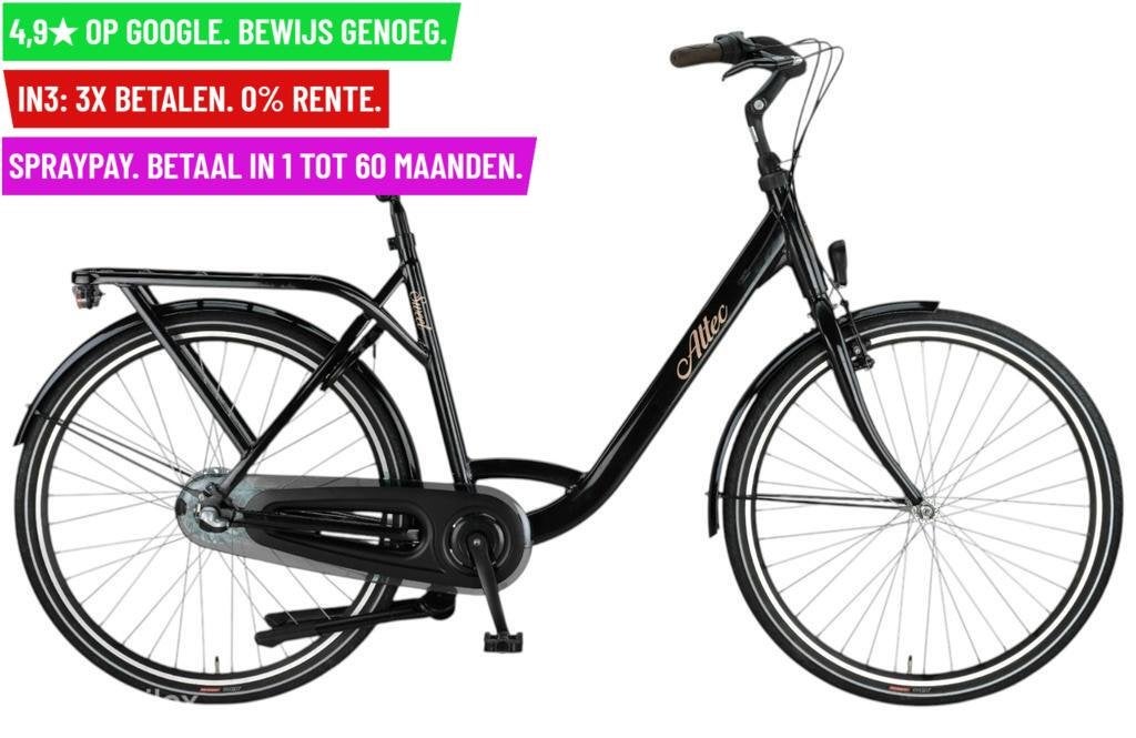 Altec Sweet Moederfiets N-3 28"/55cm/Shiny Black/286431, Overige merken, 9713 Bv Groningen, Nieuw, 56 cm of meer