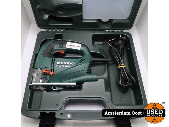 Metabo STEB 70 Quick Decoupeerzaag | in Zeer Nette Staat, Metabo, Zo goed als nieuw, Support@metabo.com, Metabo Corporation, Metabo-Werke GmbH, 
72622 NÃ¼rtingen
Germany