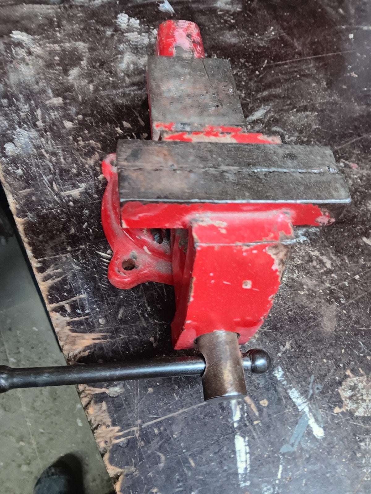 Bankschroef  12cm, Doe-het-zelf en Verbouw, Ophalen, Bankschroef