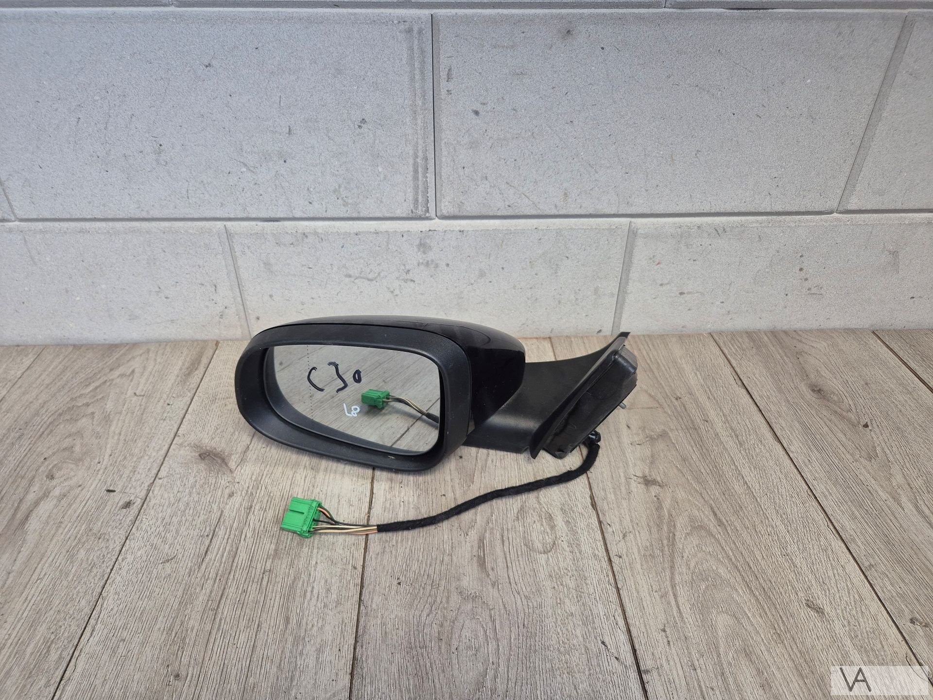 Spiegel links van Volvo C30 2006 - 2013 zwart 8 draden €150, Auto-onderdelen, Gebruikt, -, -, Ophalen of Verzenden