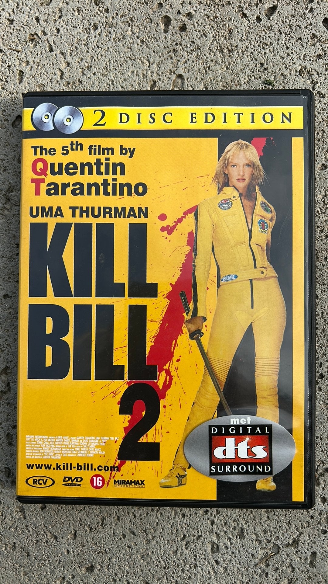 Kill Bill 2 Disc Edition the 5 th film by Quentin Tarantino, Vanaf 16 jaar, Ophalen of Verzenden, Zo goed als nieuw, Actie en Avontuur