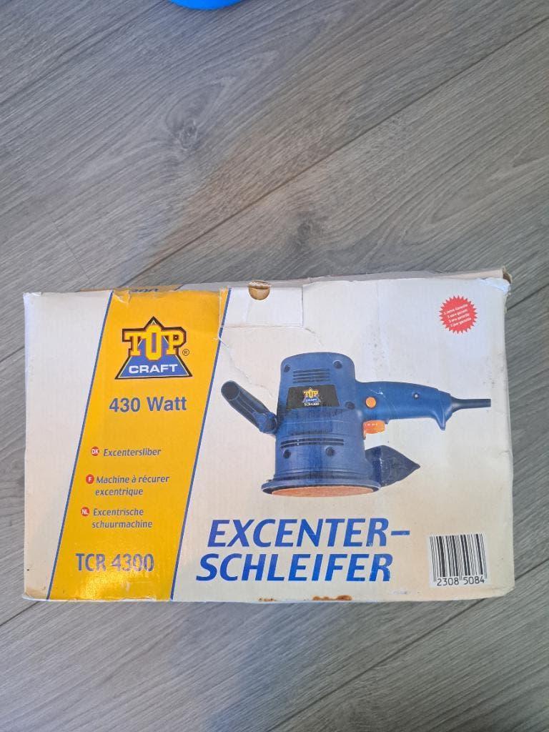 Topcraft excentrische schuurmachine TCR4300, Ophalen, Gebruikt, Minder dan 600 watt, Excentrische schuurmachine