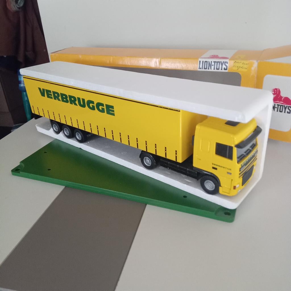 DAF 95 XF --VERBRUGGE TRANSPORT--1/50, Verzenden, Zo goed als nieuw, Bus of Vrachtwagen, Lion Toys