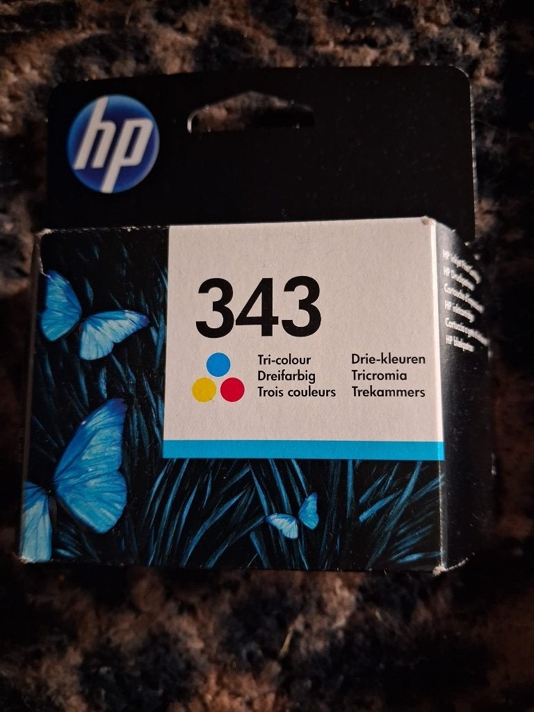 HP 343 Driekleuren Inkjetpatroon - Origineel, Ophalen of Verzenden, Nieuw, Cartridge, HP