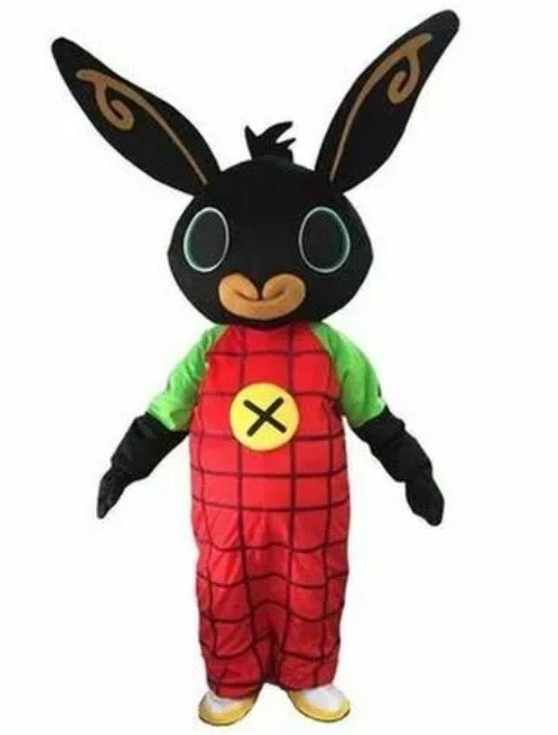 Zwarte Konijn mascotte te huur, Hobby en Vrije tijd, Ophalen, Zo goed als nieuw