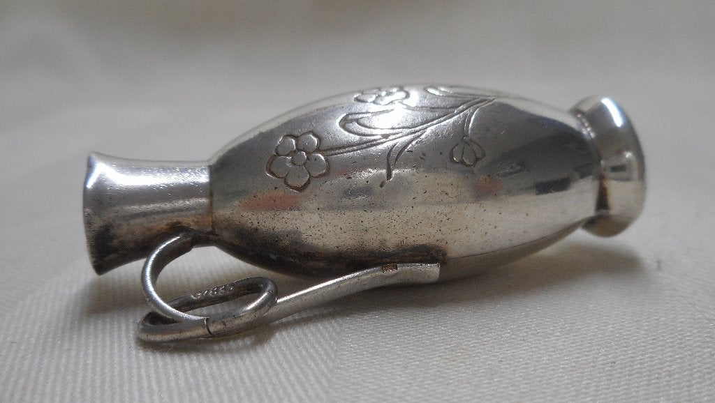 Prachtige zilveren vintage hanger kan nr.834, Sieraden, Tassen en Uiterlijk, Antieke sieraden, Verzenden, Zilver, Hanger