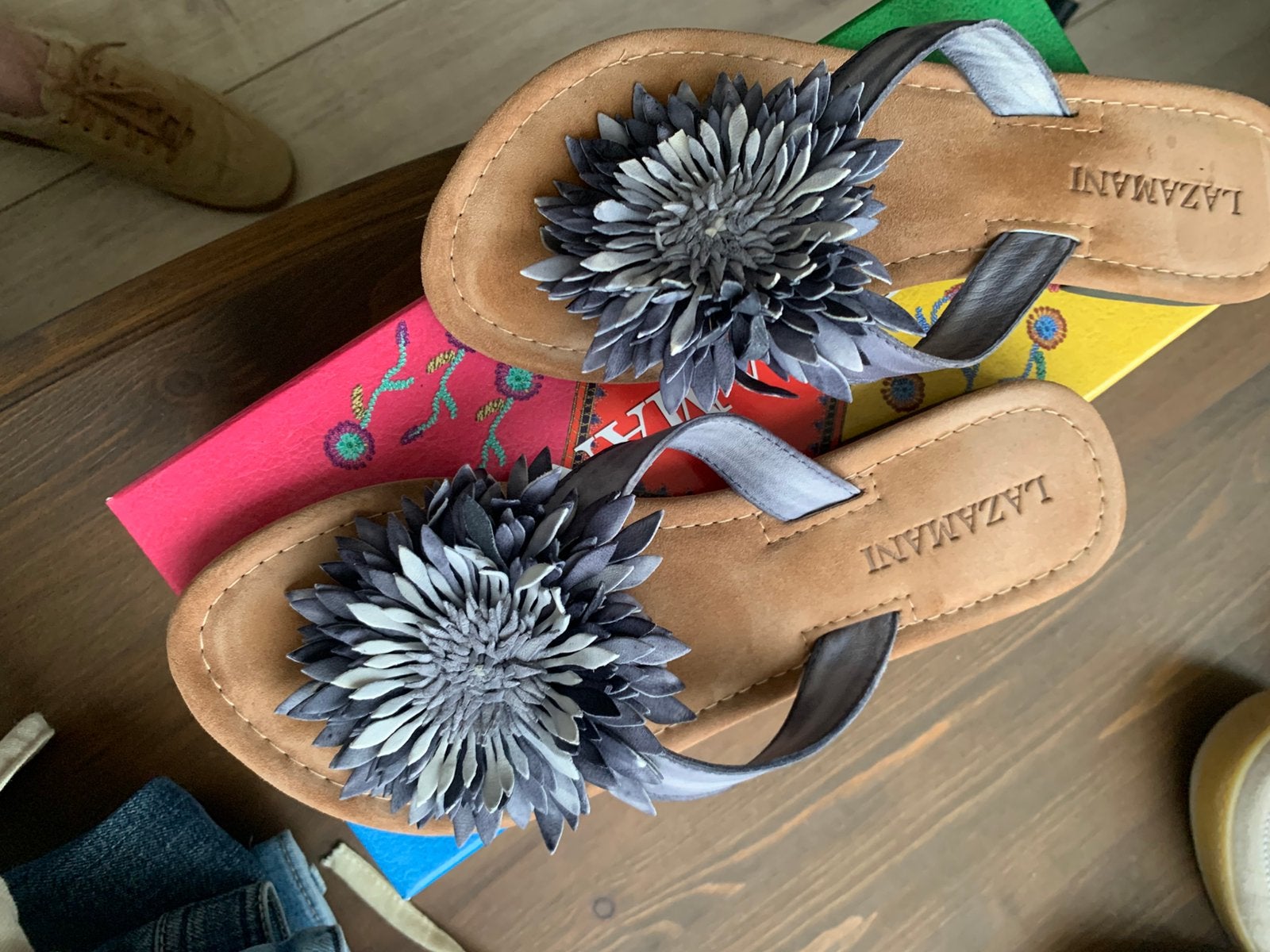 Leuke Lanzamani slippers als nieuw. 39, Ophalen of Verzenden, Zo goed als nieuw