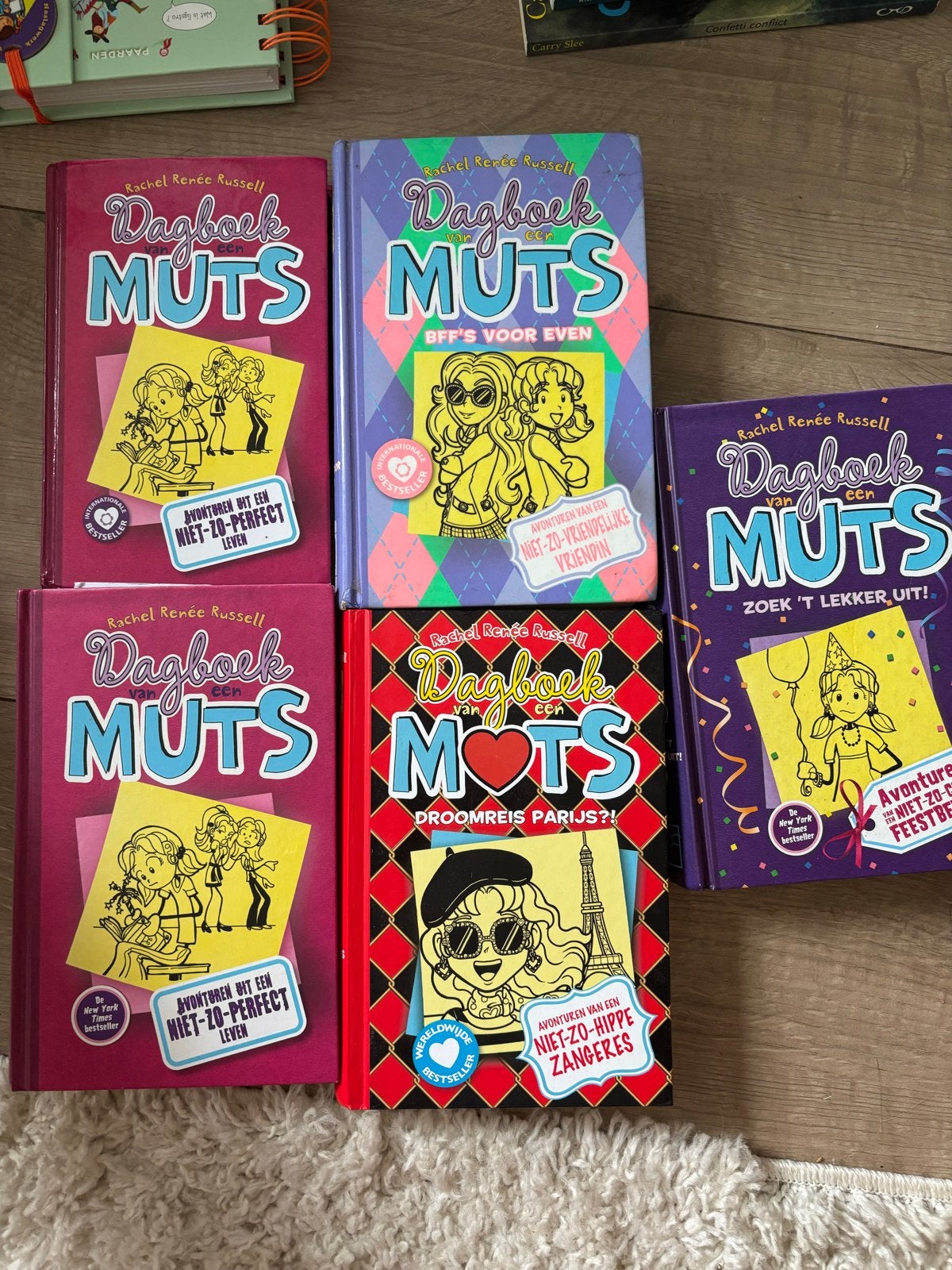 Grote collectie kinderboeken: Dagboek van een Muts, Sammie, Ophalen, Gelezen, Fictie algemeen