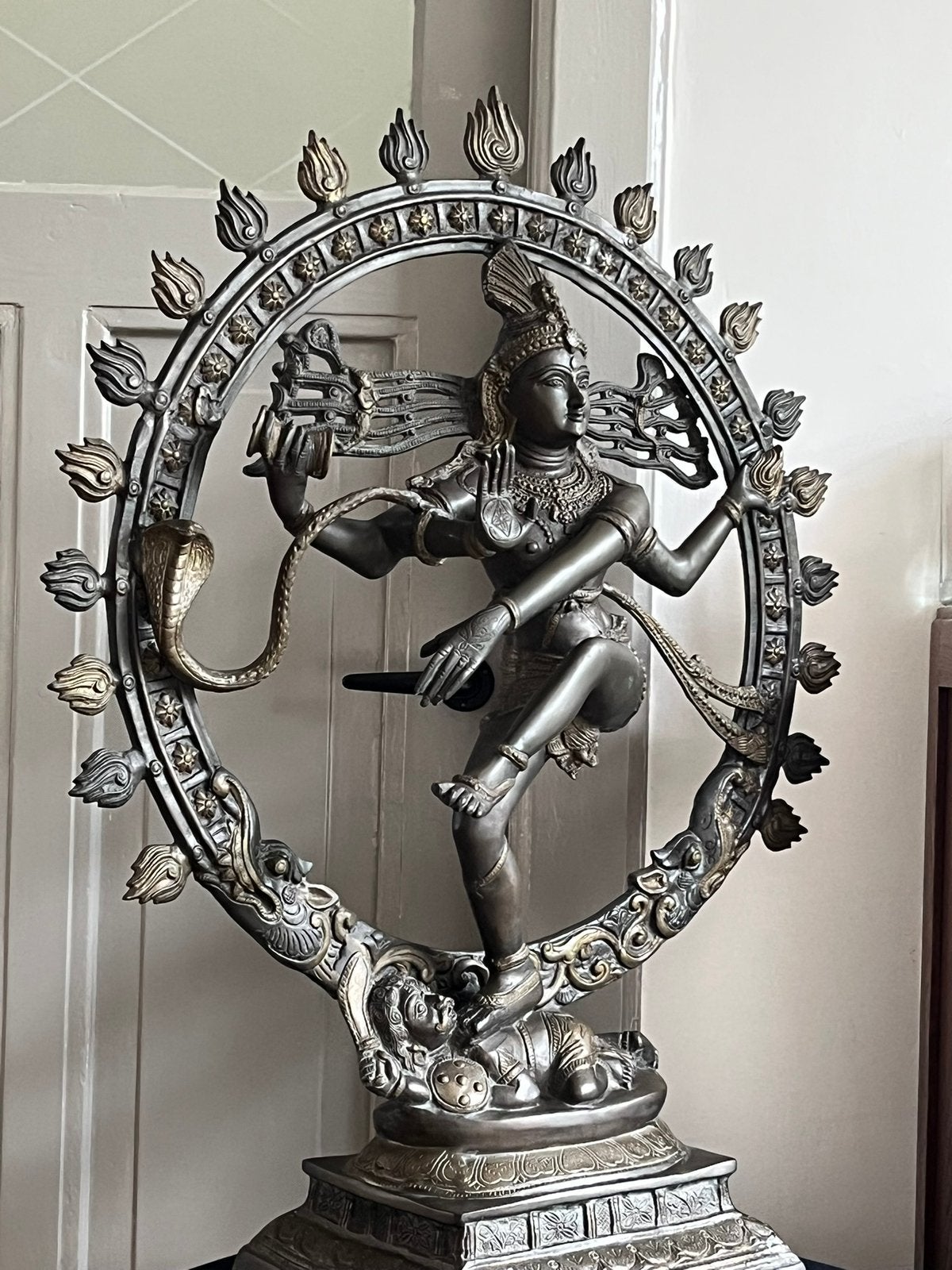 Shiva Nataraja 85cm 24,7 kilo, Ophalen, India, 85 cm, Metaal
