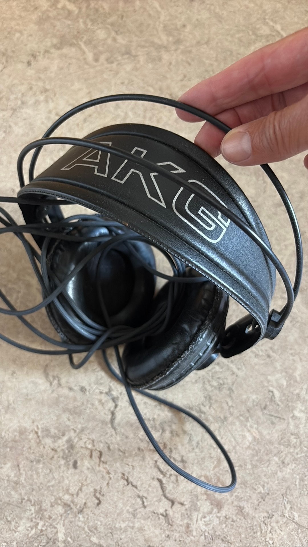 Vintage AKG K00DF koptelefoon, Ophalen, Zo goed als nieuw