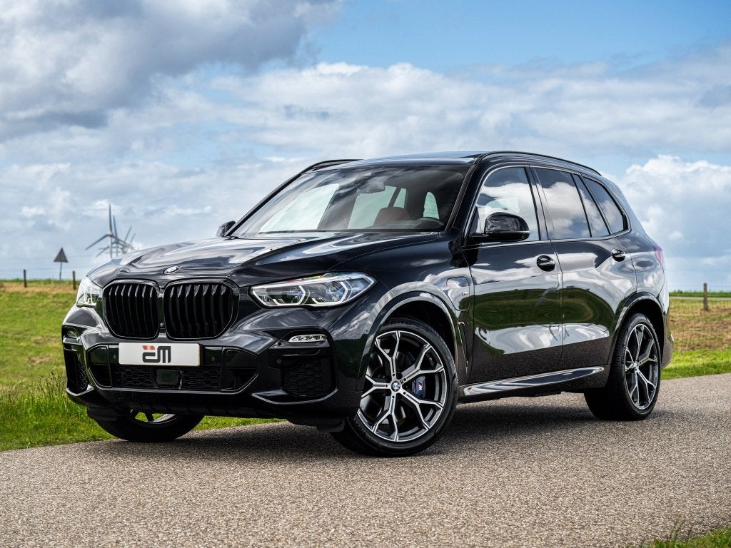 BMW X5 xDrive45e High Ex. M-Sport Pano Trekhaak (bj 2021), Auto's, BMW, Gebruikt, Automatische klimaatregeling, Zwart, Hybride Elektrisch/Benzine
