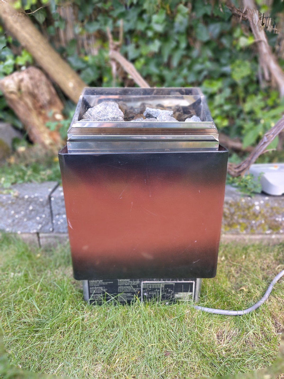 Finnleo H-60 Finse Saunakachel (6kW) voor 5m³ sauna, Ophalen, Gebruikt, Complete sauna