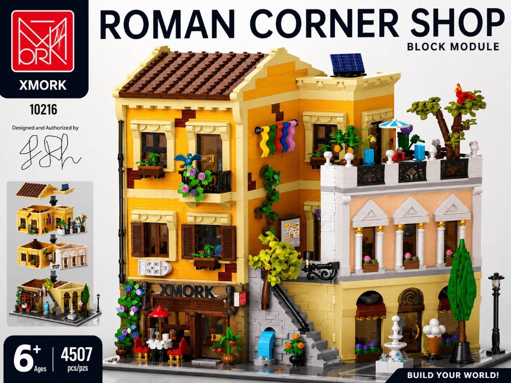 ️ XMORK Roman Corner Shop – Nieuw in doos Met verlichting, Ophalen of Verzenden, Nieuw
