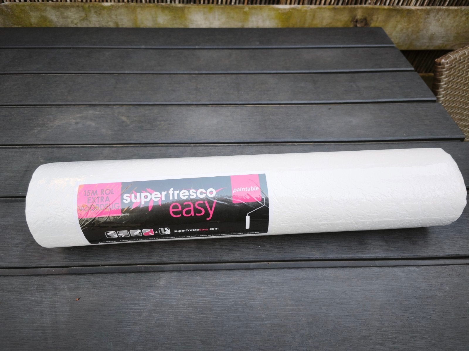 Nieuw behang, Super Fresco Easy, Ophalen, Wit